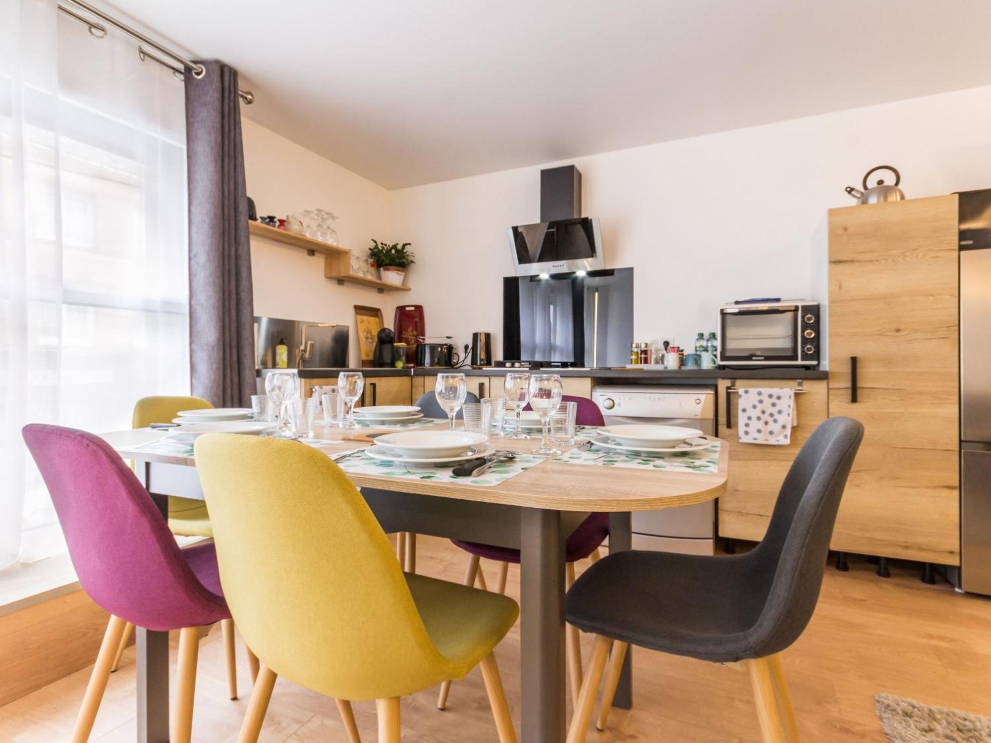 Maison De Ville A St Nazaire, Pres Du Front De Mer, Climatisee, 3 Chambres Avec Sdb Privatives, Wifi - Fr-1-306-1203 Saint-Nazaire  Bagian luar foto