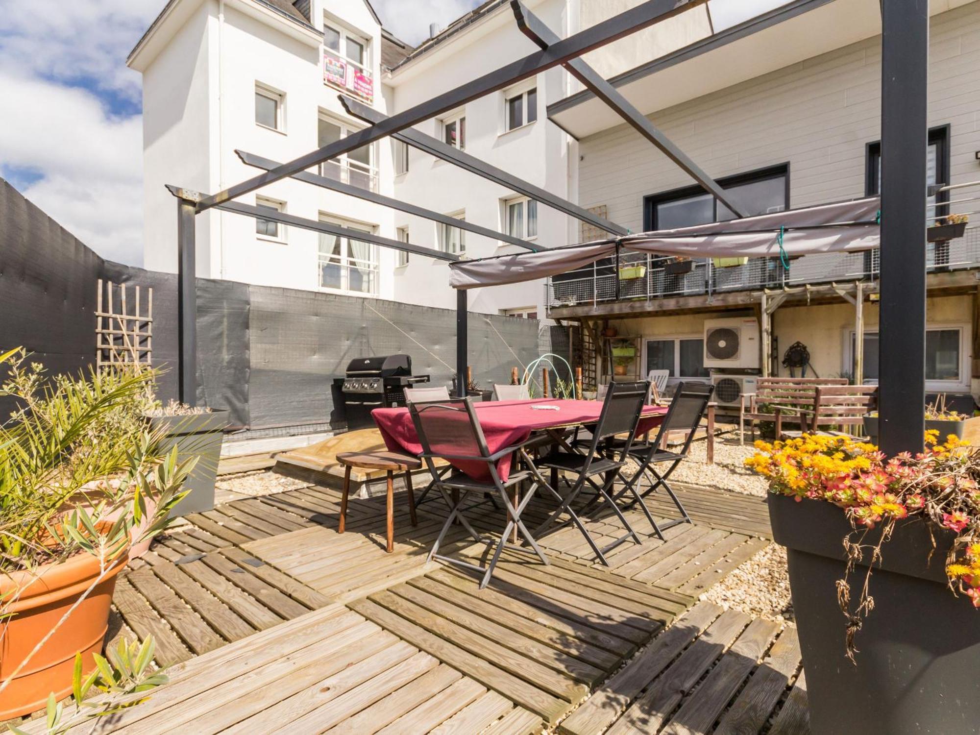 Maison De Ville A St Nazaire, Pres Du Front De Mer, Climatisee, 3 Chambres Avec Sdb Privatives, Wifi - Fr-1-306-1203 Saint-Nazaire  Bagian luar foto